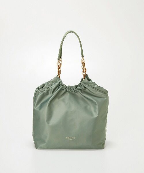 TOPKAPI / トプカピ トートバッグ | 【TREASURE TOPKAPI】コンビチェーン ギャザー ナイロン トートバッグ | 詳細15