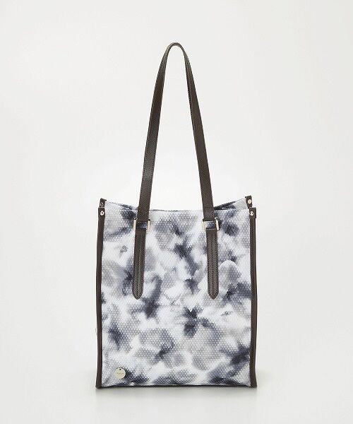 TOPKAPI/トプカピ 【TREASURE TOPKAPI】メッシュ ダブルプリント A4 トートバッグ ブラック F TOPKAPI/トプカピ 【TREASURE TOPKAPI】メッシュ ダブルプリント A4 トートバッグ ブラック F