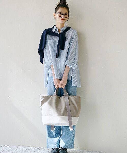 TOPKAPI / トプカピ トートバッグ | 【Breath TOPKAPI】RIPPLE リプル リンクル ナイロン 変形 トートバッグ/ A4対応 | 詳細16