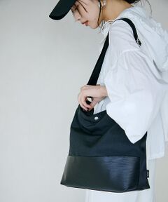 TOPKAPI / トプカピ ショルダーバッグ | 【Breath TOPKAPI】RIPPLE リプル リンクル ナイロン A4 ショルダーバッグ