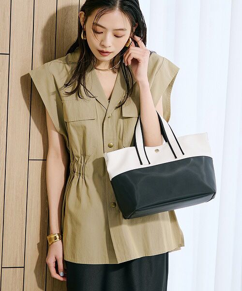 TOPKAPI / トプカピ トートバッグ | 【Breath TOPKAPI】Bright ブライト カラーブロックミニ トートバッグ | 詳細2