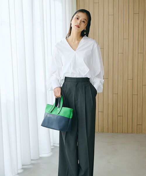 TOPKAPI / トプカピ トートバッグ | 【Breath TOPKAPI】Bright ブライト カラーブロックミニ トートバッグ | 詳細8