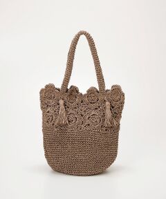 TOPKAPI / トプカピ トートバッグ | 【TREASURE TOPKAPI】フラワーモチーフ ペーパー トートバッグ