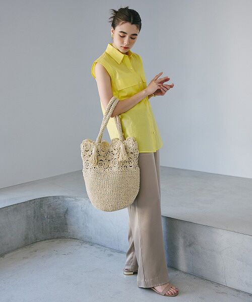 TOPKAPI / トプカピ トートバッグ | 【TREASURE TOPKAPI】フラワーモチーフ ペーパー トートバッグ | 詳細2