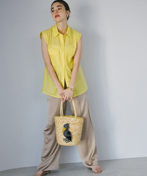 TOPKAPI / トプカピ かごバック | 【TREASURE TOPKAPI】 アニマル カゴバッグ【ハシビロコウ/ パンダ/ カバ】 | 詳細10