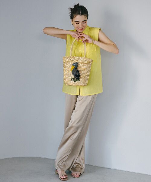 TOPKAPI / トプカピ かごバック | 【TREASURE TOPKAPI】 アニマル カゴバッグ【ハシビロコウ/ パンダ/ カバ】 | 詳細11