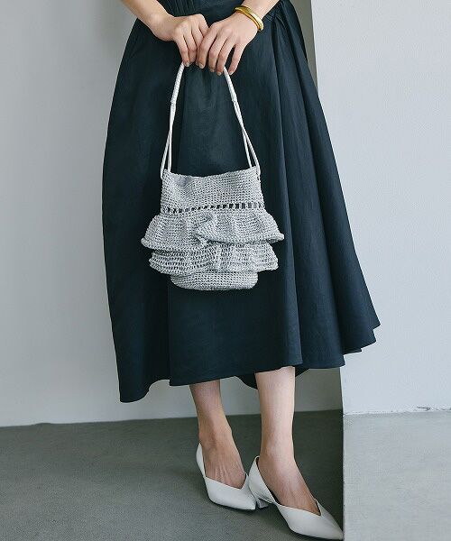 TOPKAPI / トプカピ ショルダーバッグ | 【TREASURE TOPKAPI】メタルコード フリル ショルダーバッグ | 詳細1