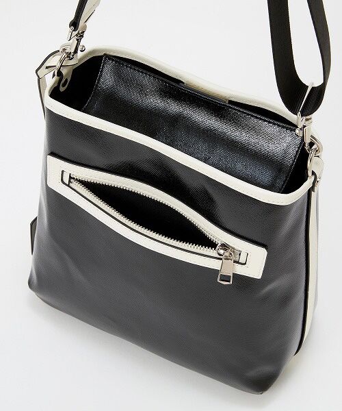 TOPKAPI / トプカピ ショルダーバッグ | 【TREASURE TOPKAPI】PVCコート キャンバス ショルダーバッグ / 撥水 | 詳細8