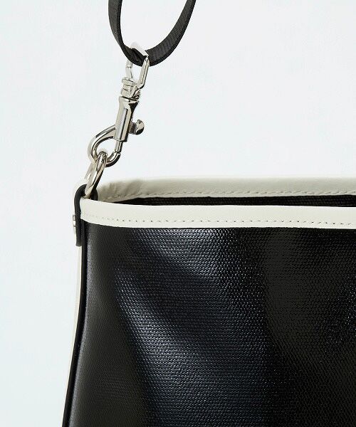 TOPKAPI / トプカピ ショルダーバッグ | 【TREASURE TOPKAPI】PVCコート キャンバス ショルダーバッグ / 撥水 | 詳細15