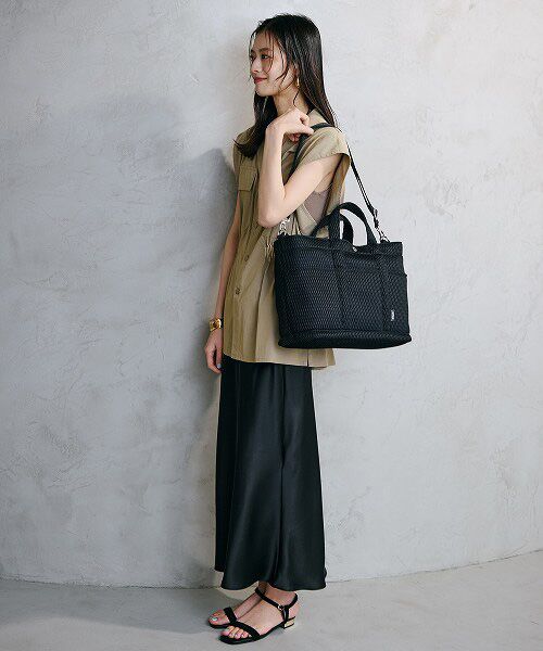 TOPKAPI / トプカピ トートバッグ | 【Breath TOPKAPI】ポリメッシュ ショルダー付き A4 トートバッグ | 詳細2