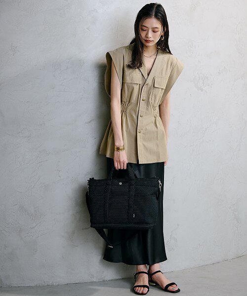 TOPKAPI / トプカピ トートバッグ | 【Breath TOPKAPI】ポリメッシュ ショルダー付き A4 トートバッグ | 詳細3