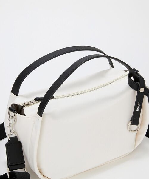 TOPKAPI / トプカピ トートバッグ | 【Breath TOPKAPI】【撥水】ツヤ ナイロン ショルダー付き ラウンド トートバッグ | 詳細12