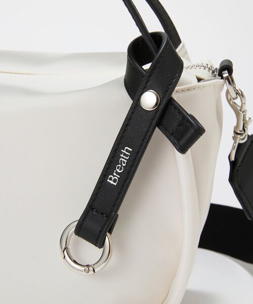 TOPKAPI / トプカピ トートバッグ | 【Breath TOPKAPI】【撥水】ツヤ ナイロン ショルダー付き ラウンド トートバッグ | 詳細13