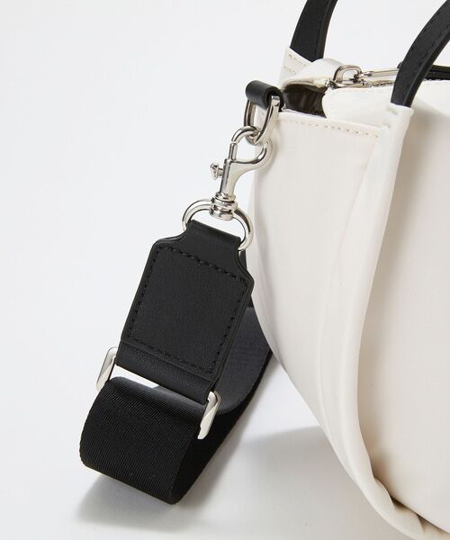 TOPKAPI / トプカピ トートバッグ | 【Breath TOPKAPI】【撥水】ツヤ ナイロン ショルダー付き ラウンド トートバッグ | 詳細14