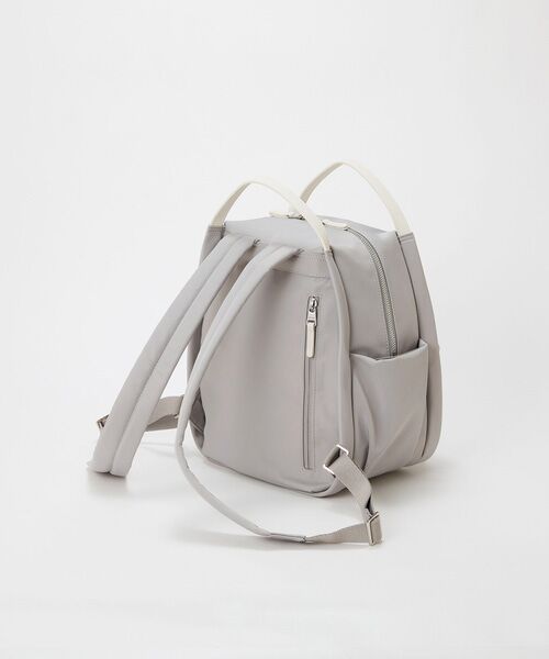 TOPKAPI / トプカピ リュック・バックパック | 【Breath TOPKAPI】【撥水】ツヤ ナイロン レザーハンドル ミニ リュック | 詳細5