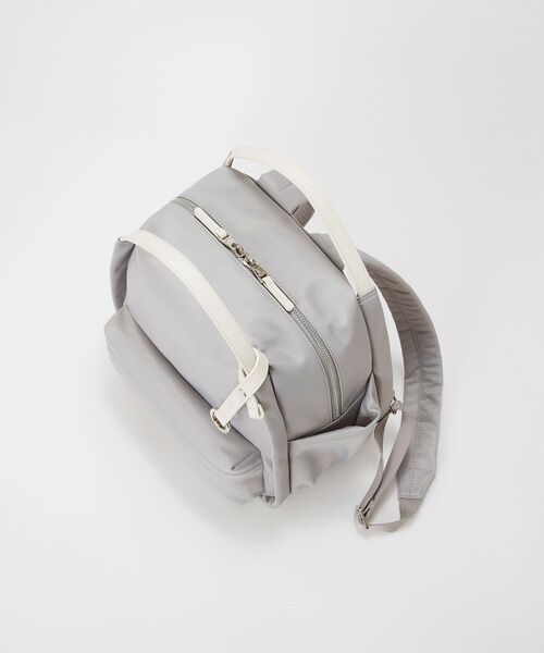 TOPKAPI / トプカピ リュック・バックパック | 【Breath TOPKAPI】【撥水】ツヤ ナイロン レザーハンドル ミニ リュック | 詳細13