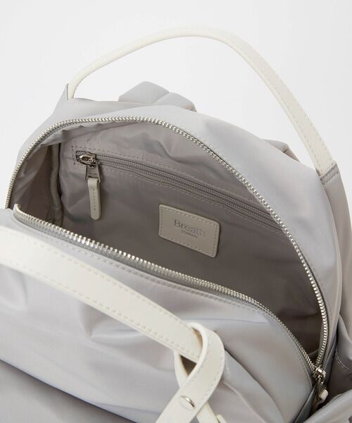 TOPKAPI / トプカピ リュック・バックパック | 【Breath TOPKAPI】【撥水】ツヤ ナイロン レザーハンドル ミニ リュック | 詳細15