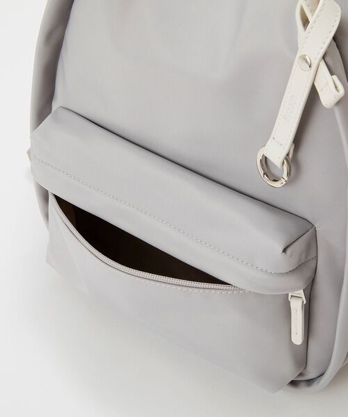 TOPKAPI / トプカピ リュック・バックパック | 【Breath TOPKAPI】【撥水】ツヤ ナイロン レザーハンドル ミニ リュック | 詳細19