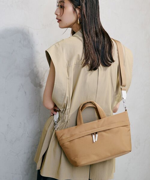 TOPKAPI / トプカピ トートバッグ | 【Breath TOPKAPI】【撥水】マット ナイロン ショルダー付き ミニ トートバッグ | 詳細20