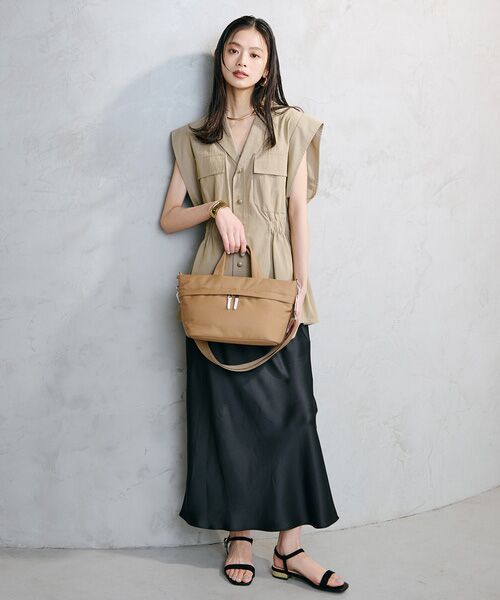 TOPKAPI / トプカピ トートバッグ | 【Breath TOPKAPI】【撥水】マット ナイロン ショルダー付き ミニ トートバッグ | 詳細21