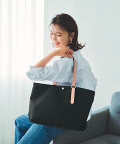 TOPKAPI / トプカピ トートバッグ | 【新色追加】【Breath TOPKAPI】Aerial エアリアル ナイロン カラーストラップ付き A4 トートバッグ /軽量