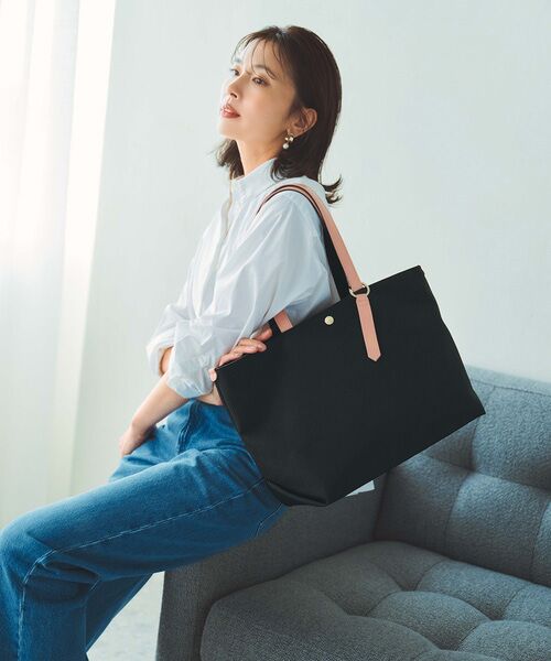 TOPKAPI / トプカピ トートバッグ | 【新色追加】【Breath TOPKAPI】Aerial エアリアル ナイロン カラーストラップ付き A4 トートバッグ /軽量 | 詳細25