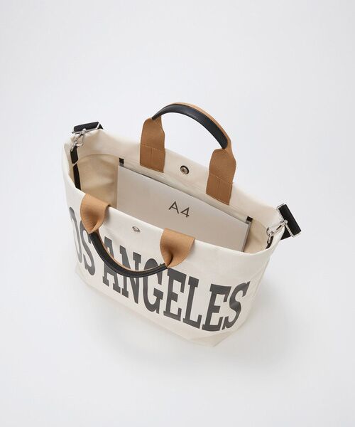 TOPKAPI / トプカピ トートバッグ | 【Breath TOPKAPI】シティ プリント キャンバス 2way トートバッグ / A4対応 | 詳細13