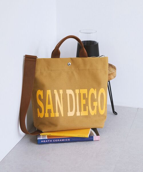 TOPKAPI / トプカピ トートバッグ | 【Breath TOPKAPI】シティ プリント キャンバス スクエアトートバッグ / ショルダー付き | 詳細3