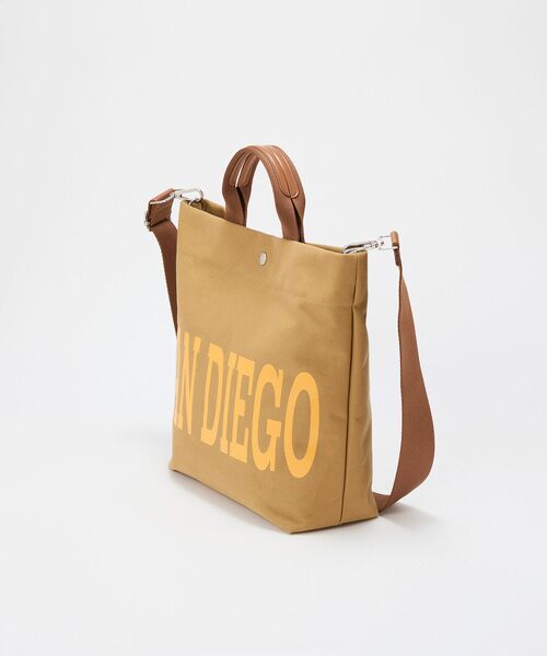 TOPKAPI / トプカピ トートバッグ | 【Breath TOPKAPI】シティ プリント キャンバス スクエアトートバッグ / ショルダー付き | 詳細6