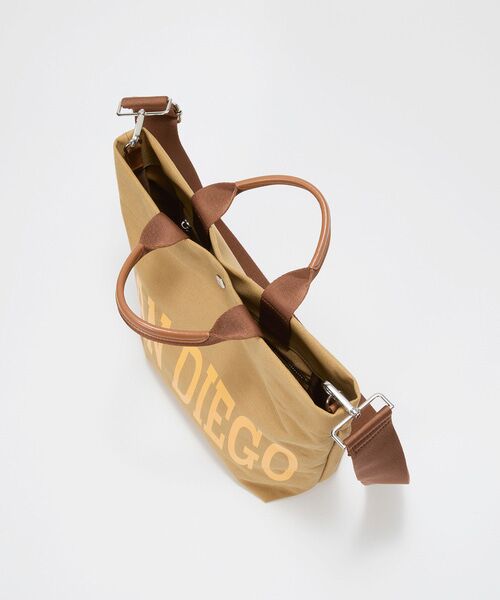 TOPKAPI / トプカピ トートバッグ | 【Breath TOPKAPI】シティ プリント キャンバス スクエアトートバッグ / ショルダー付き | 詳細13