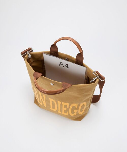 TOPKAPI / トプカピ トートバッグ | 【Breath TOPKAPI】シティ プリント キャンバス スクエアトートバッグ / ショルダー付き | 詳細15