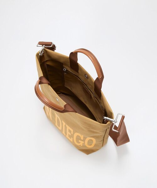 TOPKAPI / トプカピ トートバッグ | 【Breath TOPKAPI】シティ プリント キャンバス スクエアトートバッグ / ショルダー付き | 詳細16