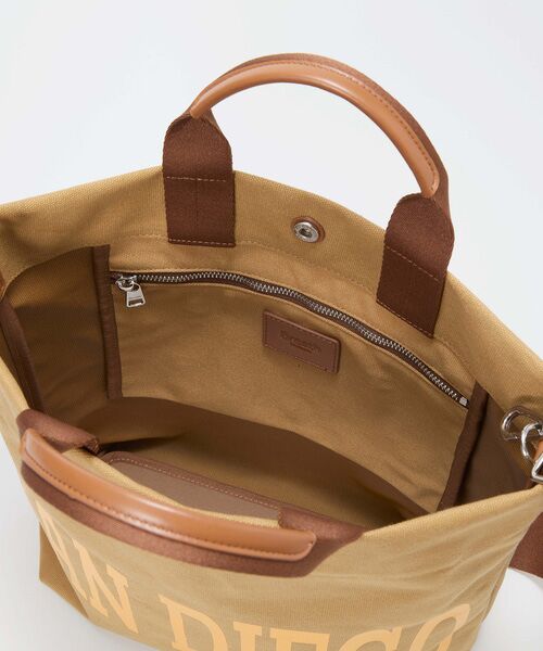 TOPKAPI / トプカピ トートバッグ | 【Breath TOPKAPI】シティ プリント キャンバス スクエアトートバッグ / ショルダー付き | 詳細17