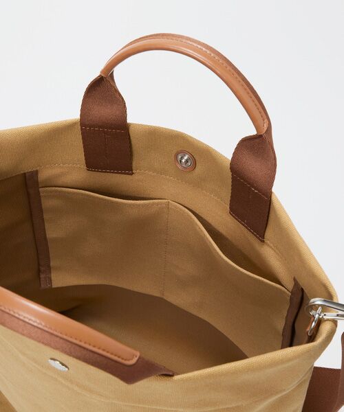 TOPKAPI / トプカピ トートバッグ | 【Breath TOPKAPI】シティ プリント キャンバス スクエアトートバッグ / ショルダー付き | 詳細19