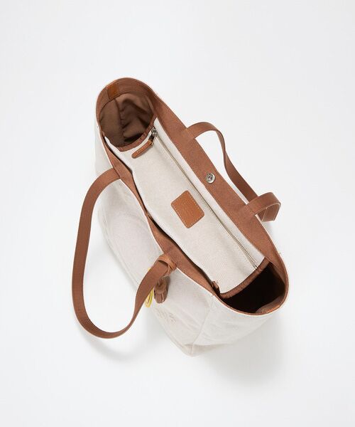 TOPKAPI / トプカピ トートバッグ | 【Breath TOPKAPI】SMILE COLLECTION エンボス スマイル ビッグ トートバッグ /スマイルチャーム付き | 詳細12