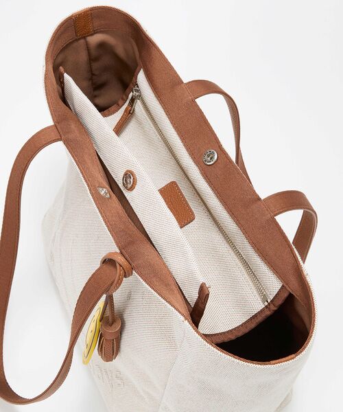 TOPKAPI / トプカピ トートバッグ | 【Breath TOPKAPI】SMILE COLLECTION エンボス スマイル ビッグ トートバッグ /スマイルチャーム付き | 詳細13