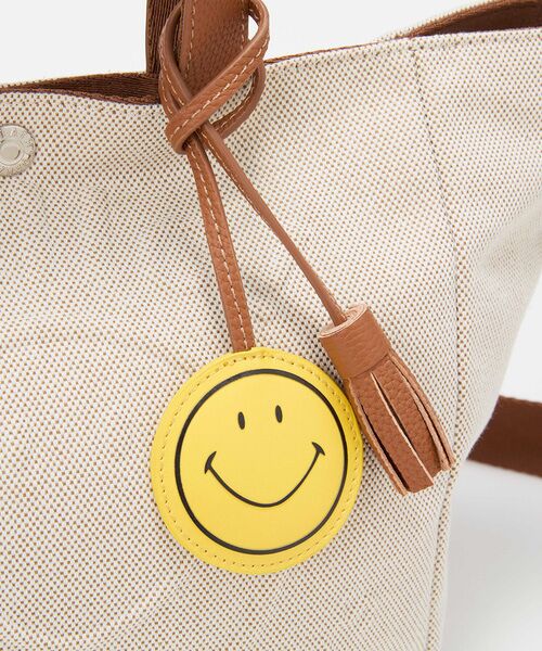 TOPKAPI / トプカピ トートバッグ | 【Breath TOPKAPI】SMILE COLLECTION エンボス スマイル 2way トートバッグ /スマイルチャーム付き | 詳細10