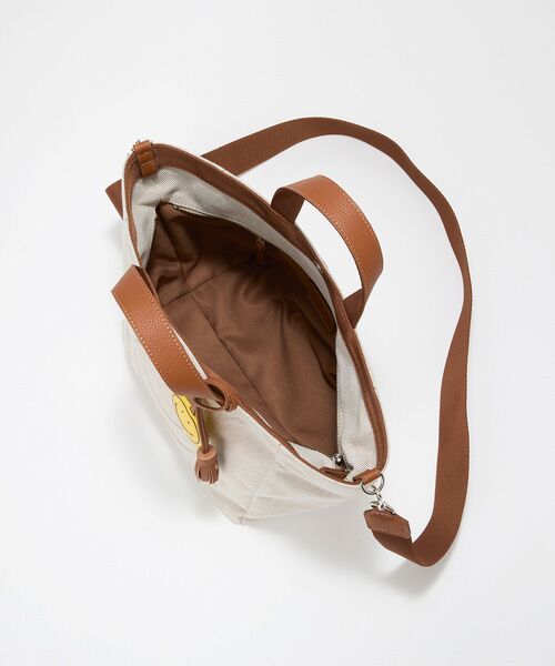 TOPKAPI / トプカピ トートバッグ | 【Breath TOPKAPI】SMILE COLLECTION エンボス スマイル 2way トートバッグ /スマイルチャーム付き | 詳細15