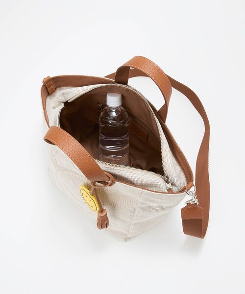 TOPKAPI / トプカピ トートバッグ | 【Breath TOPKAPI】SMILE COLLECTION エンボス スマイル 2way トートバッグ /スマイルチャーム付き | 詳細16