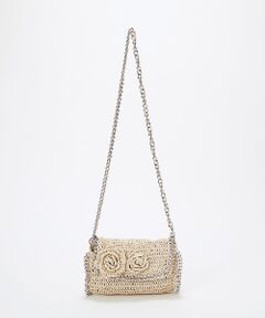 TOPKAPI / トプカピ ショルダーバッグ | 【TREASURE TOPKAPI】フラワーモチーフ チェーン ショルダーバッグ