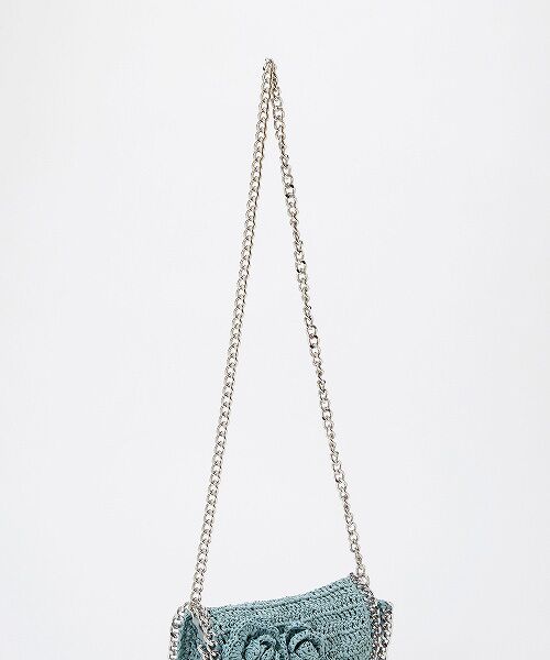 TOPKAPI / トプカピ ショルダーバッグ | 【TREASURE TOPKAPI】フラワーモチーフ チェーン ショルダーバッグ | 詳細9