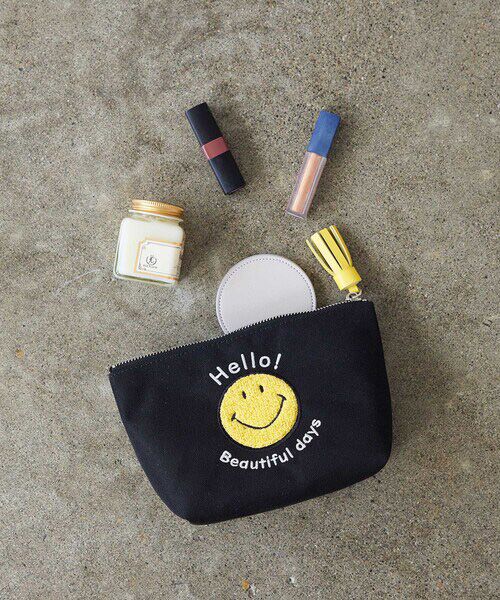 TOPKAPI / トプカピ ポーチ | 【Breath TOPKAPI】SMILE COLLECTION スマイル 刺繍 タッセルポーチ | 詳細2