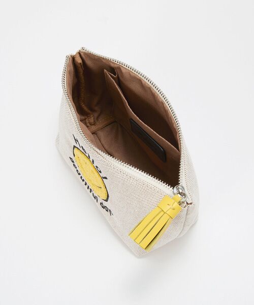 TOPKAPI / トプカピ ポーチ | 【Breath TOPKAPI】SMILE COLLECTION スマイル 刺繍 タッセルポーチ | 詳細11