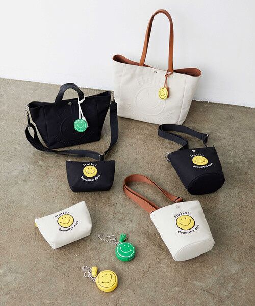 TOPKAPI / トプカピ ポーチ | 【新色追加】【Breath TOPKAPI】SMILE COLLECTION スマイル ラウンド ポーチ / チャーム | 詳細11