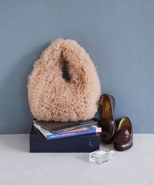 TOPKAPI / トプカピ トートバッグ | 【TREASURE TOPKAPI】ランダム フリル チュール バッグ | 詳細3