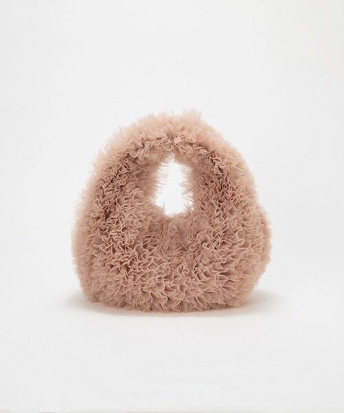 TOPKAPI / トプカピ トートバッグ | 【TREASURE TOPKAPI】ランダム フリル チュール バッグ | 詳細4