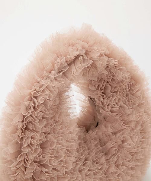 TOPKAPI / トプカピ トートバッグ | 【TREASURE TOPKAPI】ランダム フリル チュール バッグ | 詳細7