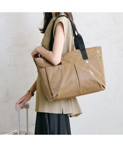 TOPKAPI / トプカピ トートバッグ | 【Breath TOPKAPI】Train 防水ポリエステル ビッグ トートバッグ / 8ポケット/ キャリー対応
