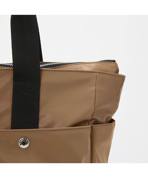 TOPKAPI / トプカピ トートバッグ | 【Breath TOPKAPI】Train 防水ポリエステル ビッグ トートバッグ / 8ポケット/ キャリー対応 | 詳細6