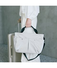 TOPKAPI / トプカピ トートバッグ | 【Breath TOPKAPI】Train 防水ポリエステル ショルダー付き A4 トートバッグ / キャリー対応